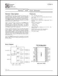 Click here to download ICS9214YGLF-T Datasheet