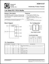 Click here to download ICS9112M-27-T Datasheet