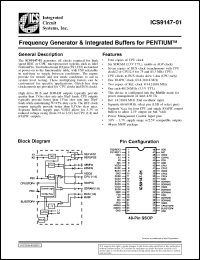 Click here to download ICS9147F-01 Datasheet