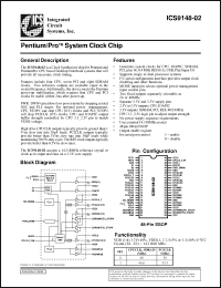 Click here to download ICS9148F-02 Datasheet