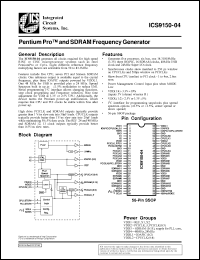 Click here to download ICS9150F-04 Datasheet