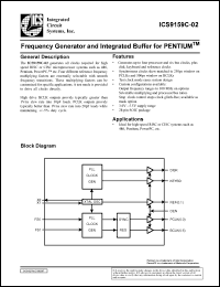 Click here to download ICS9159C-02 Datasheet