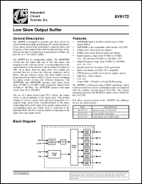 Click here to download ICS9172-07CW16 Datasheet