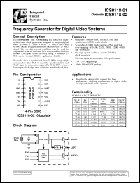 Click here to download ICS9118M-01 Datasheet