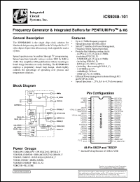 Click here to download ICS9248G-101-T Datasheet