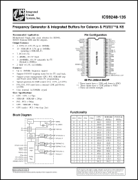 Click here to download ICS9248F-135-T Datasheet