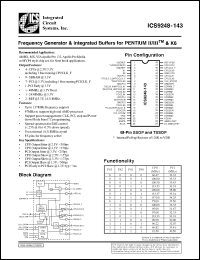 Click here to download ICS9248F-143-T Datasheet