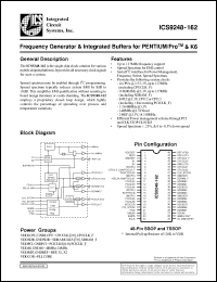 Click here to download ICS9248G-162-T Datasheet