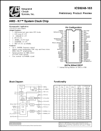 Click here to download ICS9248F-163-T Datasheet