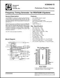 Click here to download ICS9248F-72 Datasheet