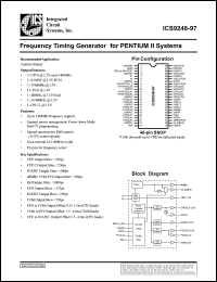 Click here to download ICS9248F-96 Datasheet