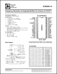 Click here to download AV9250F-19 Datasheet