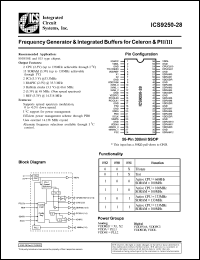Click here to download ICS9250F-28-T Datasheet