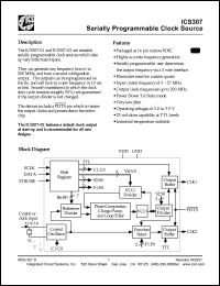 Click here to download ICS307M-01T Datasheet