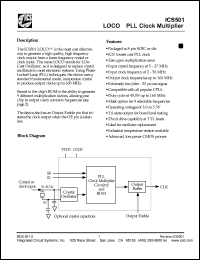 Click here to download ICS501 Datasheet