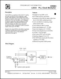 Click here to download ICS503MT Datasheet