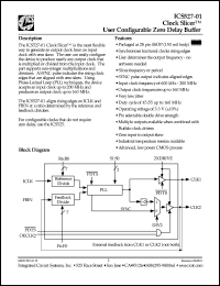 Click here to download ICS527R-01 Datasheet