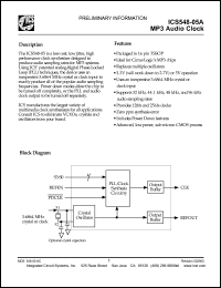 Click here to download ICS548G-05T Datasheet
