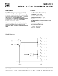 Click here to download ICS552G-03T Datasheet