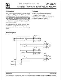 Click here to download ICS554G-01T Datasheet
