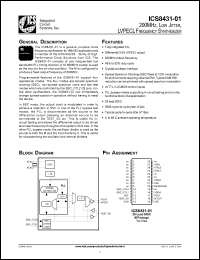 Click here to download ICS8431CM-01T Datasheet