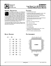 Click here to download ICS8501BYT Datasheet