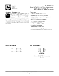 Click here to download ICS85322AM Datasheet