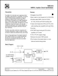 Click here to download MK1412STR Datasheet