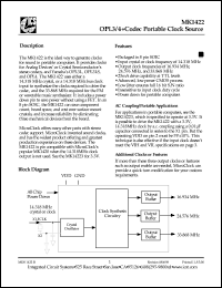 Click here to download MK1422STR Datasheet