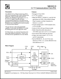 Click here to download MK2049-35SI Datasheet