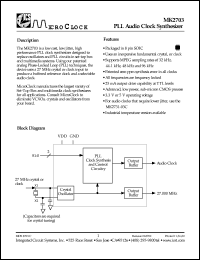 Click here to download MK2703SI Datasheet