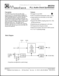 Click here to download MK2704S Datasheet