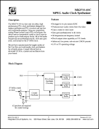 Click here to download MK2731-03 Datasheet