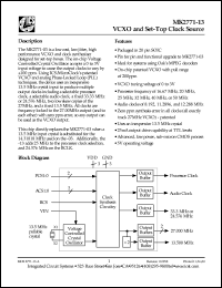 Click here to download MK2771-13STR Datasheet