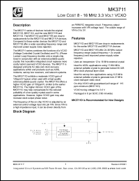 Click here to download MK3711BTR Datasheet