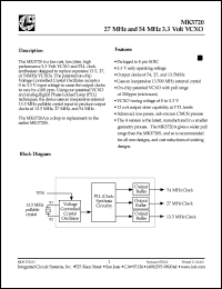 Click here to download MK3720A Datasheet