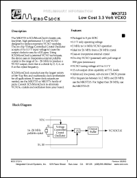 Click here to download MK3723STR Datasheet