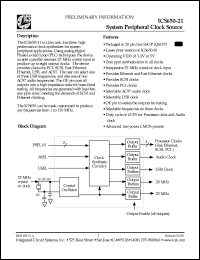 Click here to download ICS650R-21T Datasheet