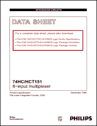 Click here to download 74HC_HCT151 Datasheet
