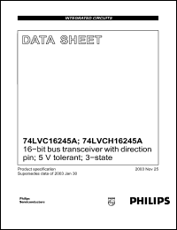 Click here to download 74LVC16245ADGG Datasheet