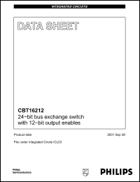 Click here to download CBT16212DL Datasheet