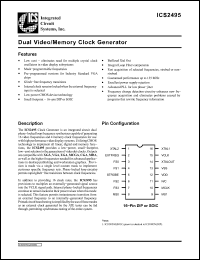 Click here to download ICS2495M Datasheet