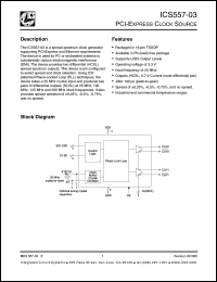 Click here to download ICS557GI-03LFT Datasheet