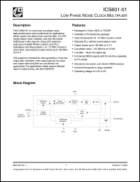 Click here to download ICS601G-01IT Datasheet