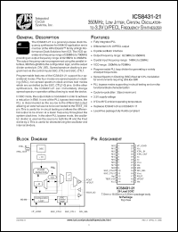Click here to download ICS8431AM-21T Datasheet