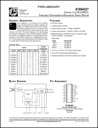 Click here to download ICS84327AMT Datasheet