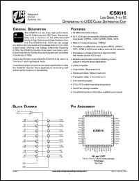 Click here to download ICS8516FYT Datasheet