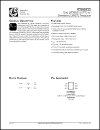 Click here to download ICS85222AM Datasheet