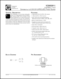 Click here to download ICS853011BMT Datasheet