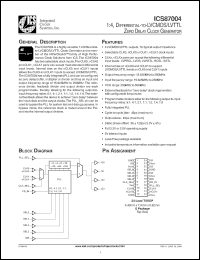 Click here to download ICS87004AG Datasheet